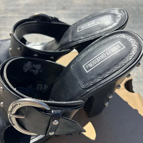 Harley-Davidson Black Women's Heels - Picture 4 of 11